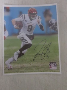 JOE BURROW LSU CINCINNATI BENGALS SIGNED RP PHOTO 8x10 🐐🐯🏆 - Picture 1 of 1