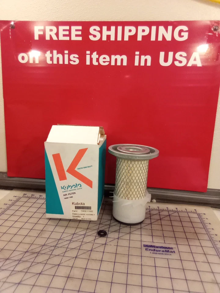 Kubota Genuine Parts, Air Filter 15852-11082, New In Original Box, Free Shipping - Image 1 of 4