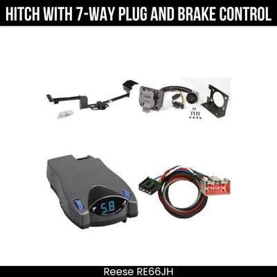 Paquete de remolque enganche + control de freno para 09-20 Ford Flex 10-12 Lincoln MKT 44636 Clase 3 Foto 1 de 4