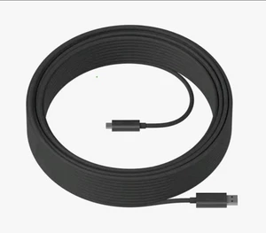 Câble USB 3.1 USB-A vers USB-C 939-001802 Logitech 25 m puissant NEUF OPEN-BOX - Photo 1/1