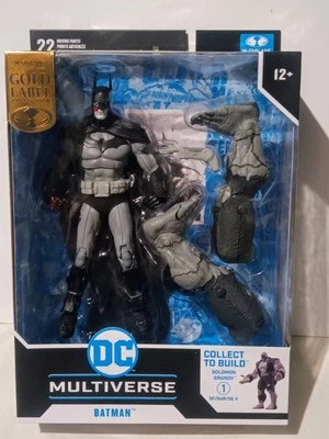 Mcfarlane DC Multiverse - Batman: Arkham City: B&W Batman (золотая этикетка) - Изображение 1 из 3
