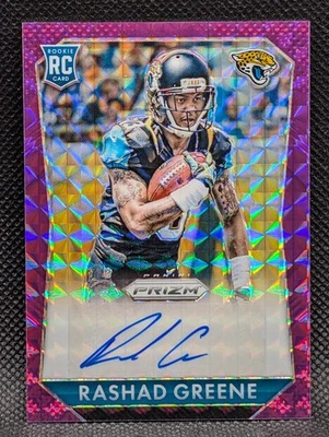 Panini Prizm #RS-RG 2015 Rashad Greene novato automático violeta mosaico Prizm/35 Foto 1 de 2
