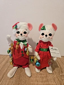 Ratones Annalee 2020 muy feliz Navidad etiquetas nuevas - Imagen 1 de 9