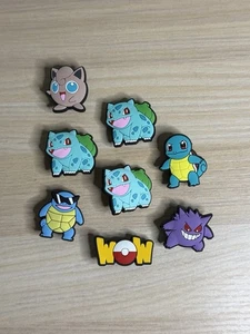 Lot of 8 Jibbitz Shoe Charms for Crocs – Pokémon Theme - Picture 1 of 1