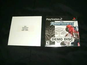 Transformers Trade And Retail Demo Sony Playstation 2 Brand New Factory Sealed - Picture 1 of 1