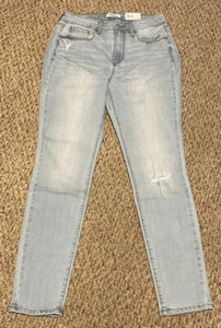 • Pantalones de mezclilla ajustados para mujer Sonoma de cintura alta curvilínea talla 8 - Imagen 1 de 4