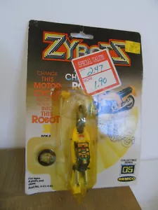VINTAGE REMCO ZYBOTS ROBOT MOTORCYCLE TRANSFORMERS NEW- WORN PACKAGE - Picture 1 of 3