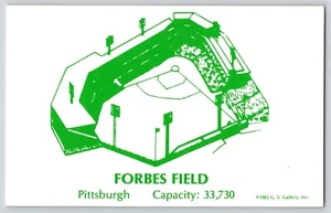 Postcard - Stadium - Forbes Field Pittsburgh - Picture 1 of 2