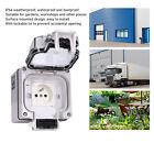 IP66 Waterproof Outdoor Socket Box With Lockable Cover ABS Shell For Gardens