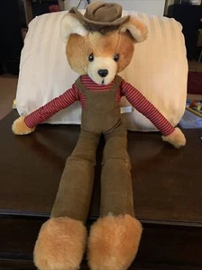 Mono de pana marrón de felpa Knee Hugger Bear Interpur - Imagen 1 de 9