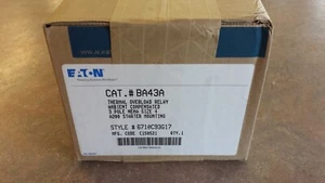 Relé de sobrecarga de martillos BA43A / BA43A Eaton Cutler (NUEVO EN CAJA) - Imagen 1 de 3