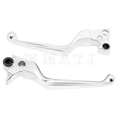 Chrome Brake Clutch Lever Fit For Harley Davidson Xl Sportster 883 1200 Softail - Image 1 of 4