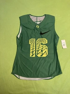 Nike Vapor Oregon Ducks Jersey Padded Sleeveless Football Shirt LARGE Dri Fit - Picture 1 of 7