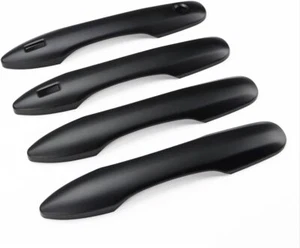Matte Black with 2 Smart Key Holes 4PCS For 18-24 Toyota Camry Door Handle Cover - Picture 1 of 7