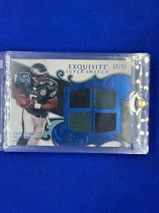 2008 Upper Deck Exquisite Collection - Super Swatch #SS-DO Donovan McNabb /20 - Imagen 1 de 2