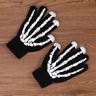  Męski szkielet kostium akcesoria półpalcowe rękawiczki Halloween