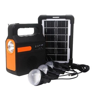 Central Eléctrica Portátil 220V Soporte Generador Solar con Panel Solar Luz de Campamento - Imagen 1 de 12