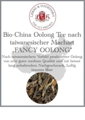 BIO Fancy Oolong-China-Tee Taiwanesischer Art 2 kg - Bild 1 von 3