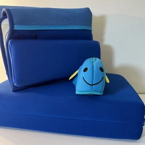 Baby Booth Bath Kneeler & Elbow Rest Blue with a Whale Spout Cover - Picture 1 of 12