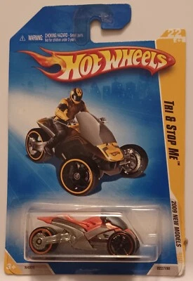 2009 Hot Wheels New Models Series TRI & STOP ME ATV Orange #22/42 Diecast NIP - Image 1 of 4
