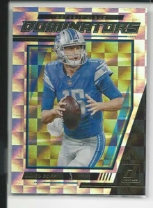 2021 Donruss Dominators #13 Jared Goff - Detroit Lions - Picture 1 of 1