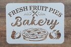 Stencil Bakery Cake ST-1010555 Baker Wall Tattoo Vintage Stencil Painting