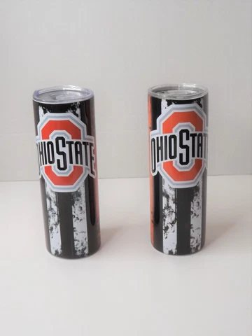 Ohio State Sublimated Tumbler Lot of 2 Cover
