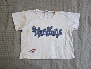 The Martians Shirt Women Medium White Cropped 90's Fowl Records USA Made - Picture 1 of 9