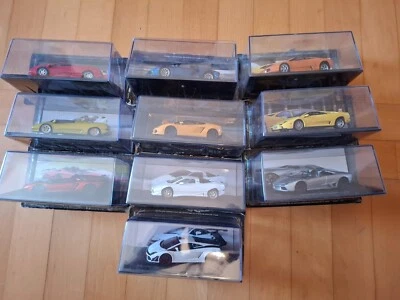 LOT 10 MODELS LAMBORGHINI CAR 1/43 SCALE - Imagen 1 de 4