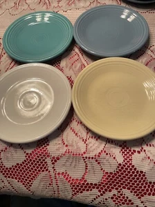 Fiesta Vintage Pastel Color Dinner Plates Homer Laughlin Set Of 4 10.5” - Picture 1 of 6