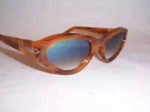 NUEVAS GAFAS DE SOL PERSOL PO 0052/S 960/3A RAYAS MARRÓN/VERDE 53mm AUTÉNTICAS 0052 - Imagen 1 de 7