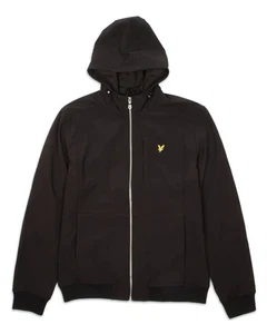 LYLE & SCOTT SOFTSHELL JACKET JET BLACK, NEW! MOD-CASUAL-SKINHEAD - Foto 1 di 4