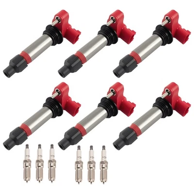 Paquete de 6 bobinas + 6 bujías para Chevrolet Colorado GMC Canyon 3,6 L 2015-2016 Foto 1 de 4