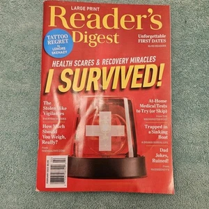 Reader’s Digest Large Print Version February 2025 Magazine Preowned - Picture 1 of 15