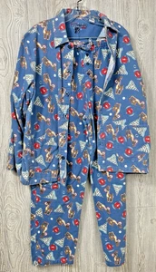 PJ Salvage Damen Rudolph das Rentier mit der roten Nase Flanell Pyjama Set Größe Medium - Bild 1 von 13