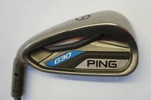 Left Handed Ping G30 Black Dot 6 Iron CFS Senior Steel Shaft Ping Grip - Picture 1 of 2