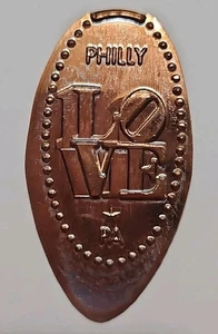 Philly LOVE PA Souvenir Elongated Pressed Penny - Picture 1 of 1