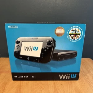 EMPTY BOX Nintendo Wii U 32GB "Nintendo Land Deluxe Set" w/ Inserts NO Console - Picture 1 of 5