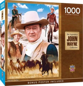 John Wayne America's Cowboy Puzzle In Pezzi Da 1000 680Mm X 490Mm - Picture 1 of 1