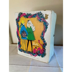 Vintage 60s Mattel World of Barbie Fashion Doll Trunk (1968) Needs TLC - Picture 1 of 8