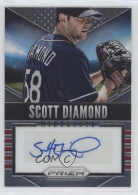 Panini Prizm Prizm Signatures Scott Diamond #17 2014 automático Foto 1 de 2