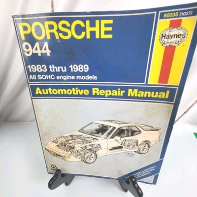Manual de reparación Haynes 80035 Porsche 944 1983-1989 todos los modelos de motor SOCH Foto 1 de 4