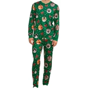 Dec 25th Kitten Ornaments Light Up Ugly Christmas Romper Pajama Size M, Medium - Picture 1 of 2