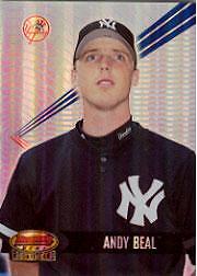 2001 (YANKEES) Bowman's Best #185 Andy Beal RC /2999