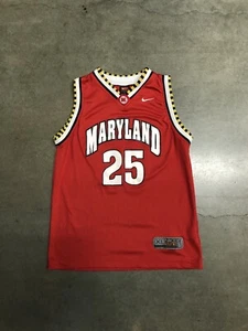 Vintage Y2K Maryland Terrapins Steve Blake #25 Nike Youth Jersey Sz XL - Picture 1 of 6