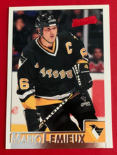 NHL MARIO LEMIEUX Pittsburgh Penguins 1995-96 Bowman Hockey Trading CARD #40