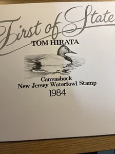 1 of StateDuck, 1984, New Jersey, im Ordner, postfrische Briefmarken, 4881/10,011, top - Bild 1 von 12