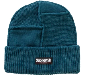 Gorro de costura con paneles Supreme azulado FW20 (FW20BN21) talla única - Imagen 1 de 3