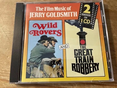 WILD ROVERS / THE GREAT TRAIN ROBBERY (Jerry Goldsmith) OOP '90 Soundtrack CD EX - Image 1 of 2