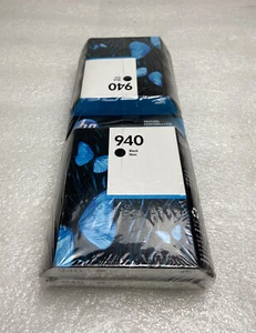 LOT OF 4 GENUINE SEALED OEM HP 940 Ink Cartridge Black C4902AN EXP JULY 2018 - Picture 1 of 4